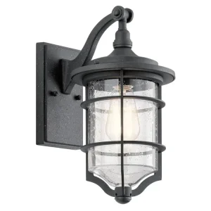 Ihned K Objednání Venkovní nástěnná lampa Elstead ROYAL MARINE S 34 cm/1xE27 černá barva