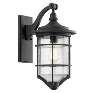Ověřený Venkovní nástěnná lampa Elstead ROYAL MARINE M 46 cm/1xE27 černá barva