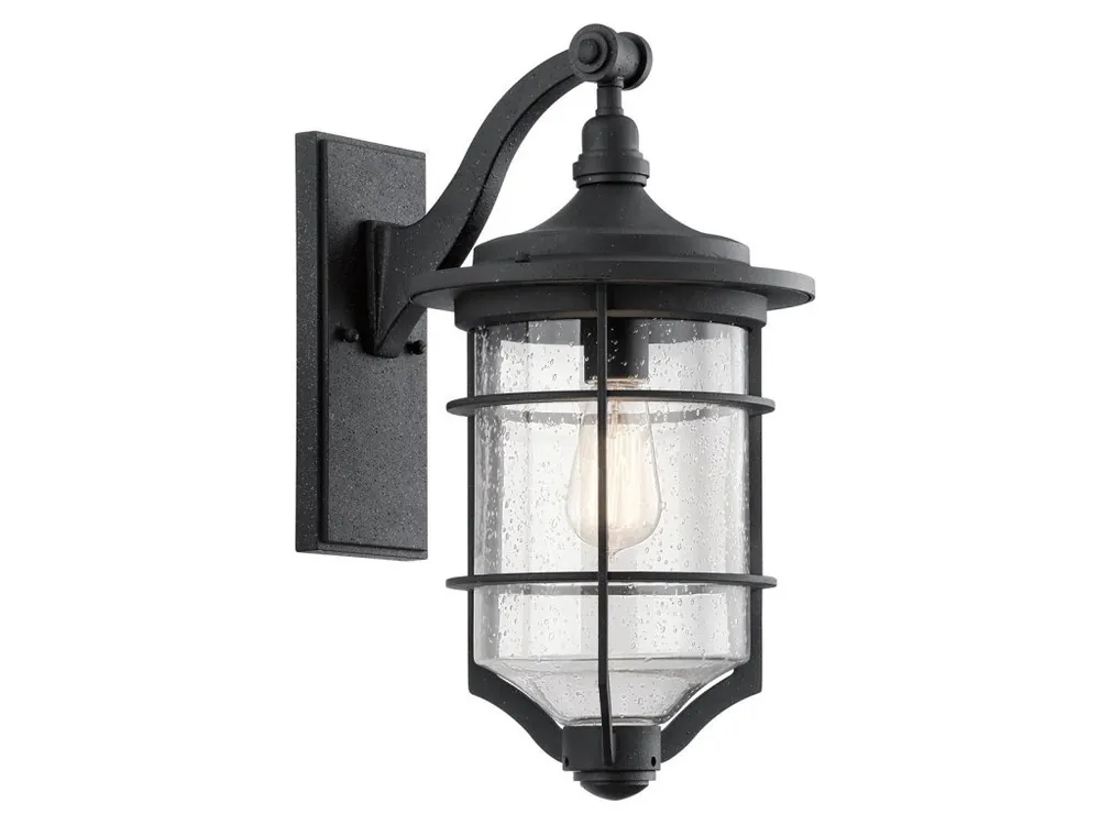 Ověřený Venkovní nástěnná lampa Elstead ROYAL MARINE M 46 cm/1xE27 černá barva