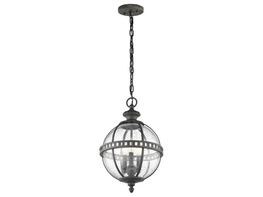 Originální Venkovní závěsné svítidlo Elstead HALLERON 8M/3×E14/IP44