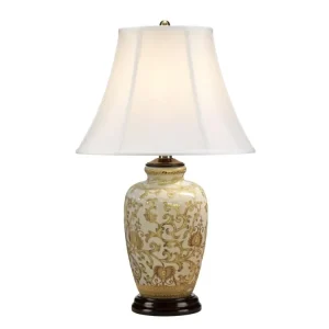 Omezená Nabídka Velká stolní lampa Elstead GOLD THISTLE 58 cm 1×E27