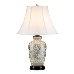 Velká stolní lampa Elstead SILVER THISTLE 58 cm 1×E27 Výprodej