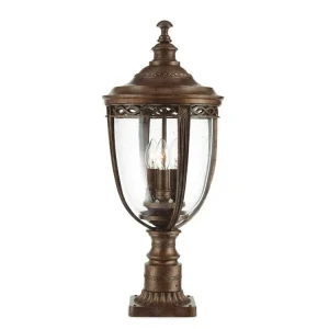 Výprodej Venkovní stojací lampa Elstead English Bridle EB3-L-BRB/IP44 bronz