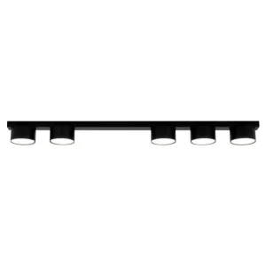 Moderní stropní svítidlo CRUZ K-5533 5×GX53/černá barva/80 cm Nejprodávanější