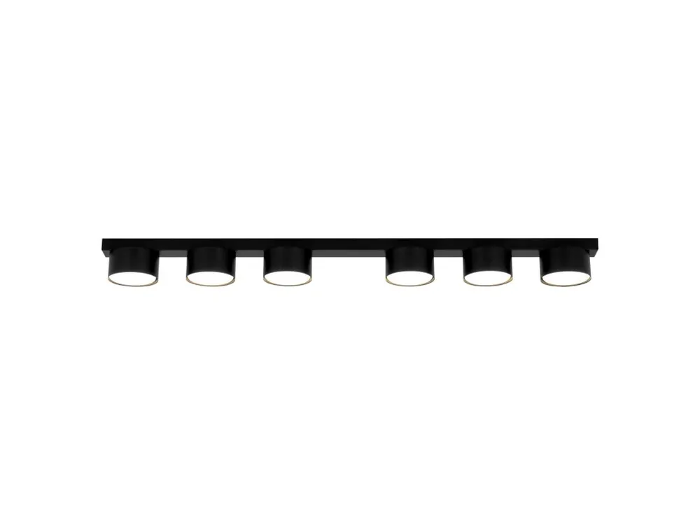 Moderní stropní svítidlo CRUZ K-5534 6×GX53/černá barva/80 cm Originální