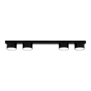 Autentický Moderní stropní svítidlo CRUZ K-5532 4×GX53/černá barva/64 cm