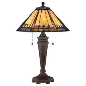 Elstead ARDEN-TL vitrážová lampa 60 cm 2x60W Nová Kolekce