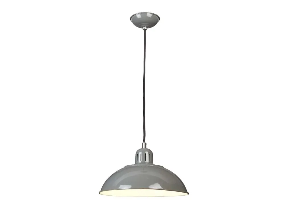 Elstead FRANKLIN lustr nad stůl 1xE27 šedá barva 30 cm Nejprodávanější