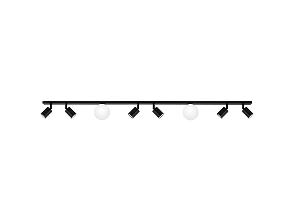 Ihned K Objednání Bodovky na strop Kaja SWING K-5494 černá barva 6×GU10/2×G9