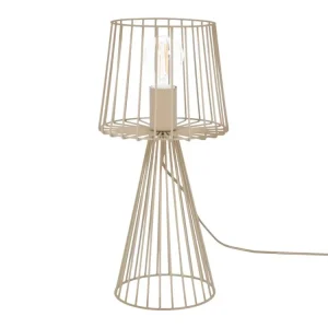 Kup Teď Drátěná stolní lampa Kaja LIVIA 42 cm 1xE27 béžová barva