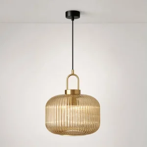 Závěsné světlo Kaja ARIA K-5895 jantarové sklo 1xE27 30 cm Značkový
