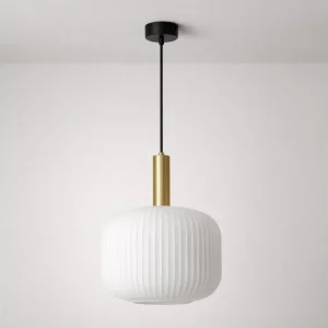 Závěsné světlo Kaja FABIO K-5870 bílé sklo 1xE27 30 cm Tovární Cena