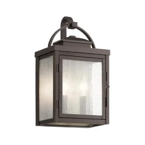 Nízká Cena Venkovní lucerna Elstead CARLSON M IP44 2xE14 hnědá barva 37 cm