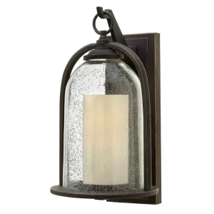 Originální Elstead QUINCY M venkovní lucerna IP44 1×E27 hnědá barva 42 cm