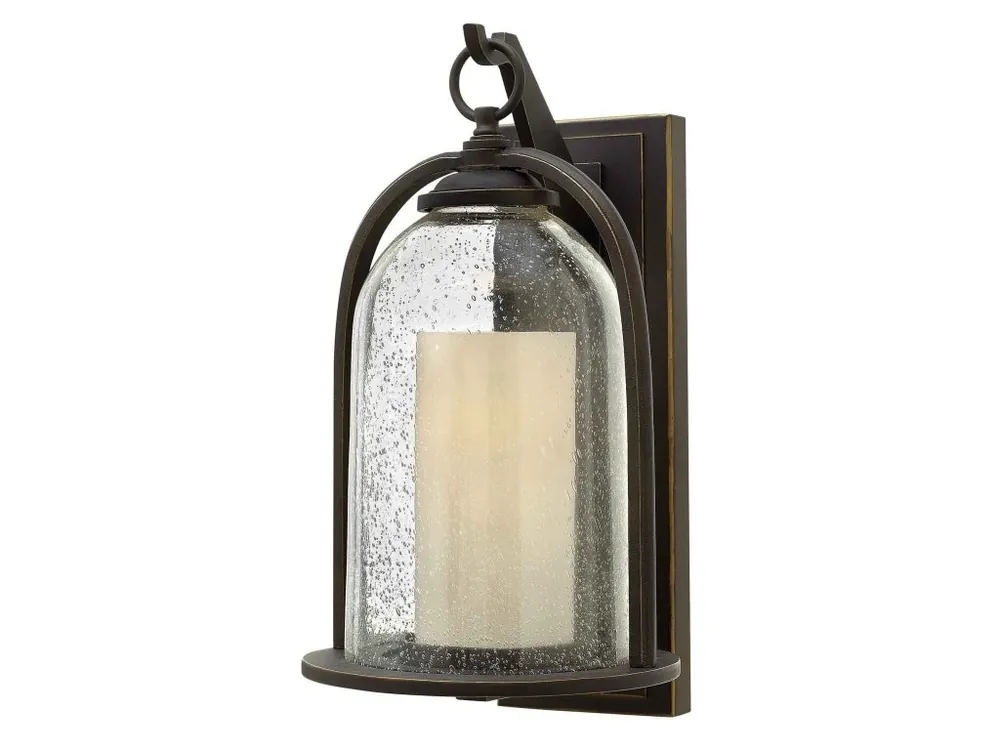 Originální Elstead QUINCY M venkovní lucerna IP44 1×E27 hnědá barva 42 cm