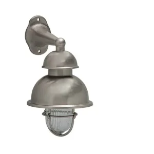 Cenový Hit Mosazná lampa na fasádu SAILOR A 1xE27 matný nikl IP64