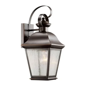 Venkovní vintage lucerna Elstead MOUNT VERNON M 43 cm starý bronz IP44 1xE27 Cenově Výhodný
