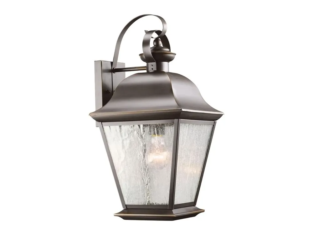 Víkendová Akce Venkovní vintage světlo Elstead MOUNT VERNON L 50 cm starý bronz IP44 1xE27