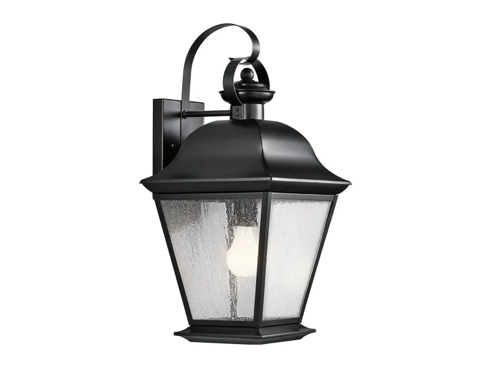 Přímo Od Výrobce Venkovní nástěnná lucerna Elstead MOUNT VERNON L 50 cm černá barva IP44 1xE27