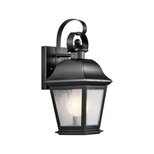 Speciální Cena Venkovní vintage lucerna Elstead MOUNT VERNON S 32 cm černá barva IP44 1xE27