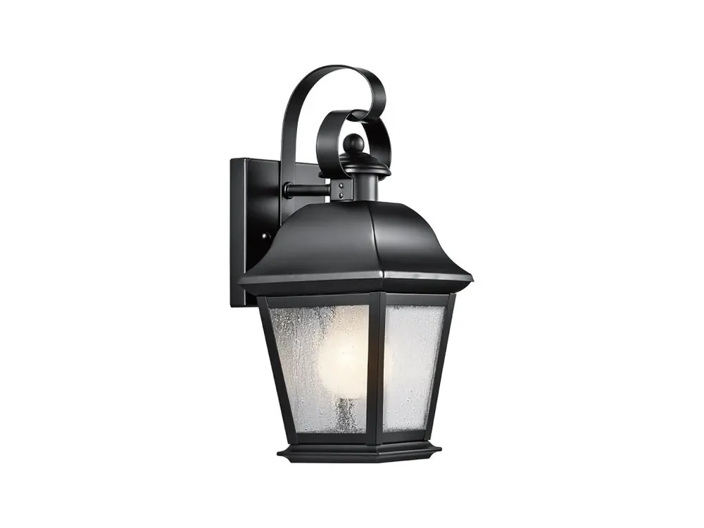 Speciální Cena Venkovní vintage lucerna Elstead MOUNT VERNON S 32 cm černá barva IP44 1xE27