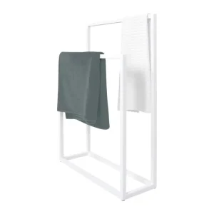 Bílý stojan na ručníky TOWEL 2 KS-25/85x60x20 cm Must-Have