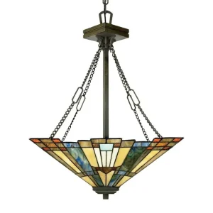 Poslední Šance Vitážový lustr Elstead INGLENOOK-P-B 3xE27 45 cm