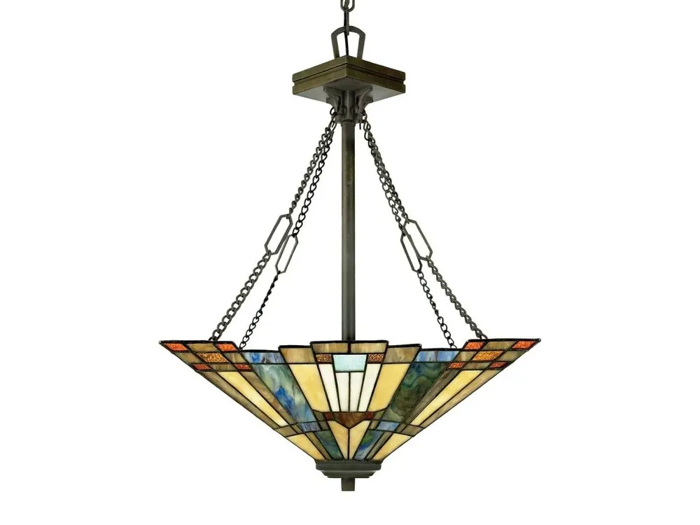 Poslední Šance Vitážový lustr Elstead INGLENOOK-P-B 3xE27 45 cm