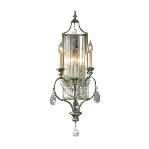Elstead GIANNA rustikální nástěnné světlo 69 cm 3x E14 vintage patina Nízká Cena