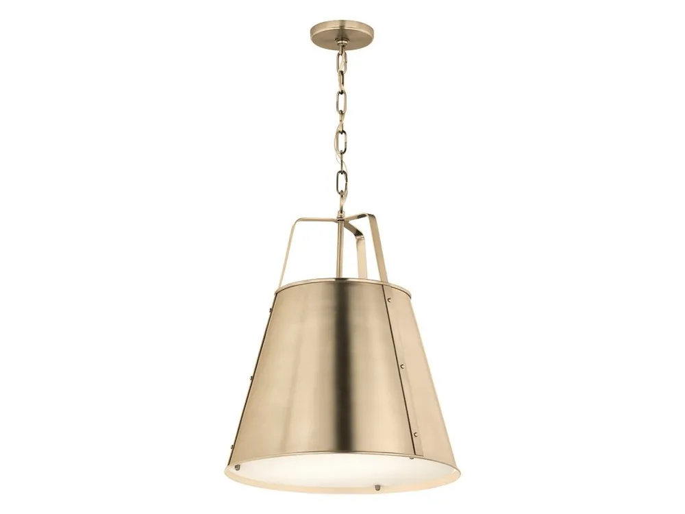 Industriální lustr nad stůl Elstead Etcher 46 cm 2x E27 šampaňský bronz Výprodej