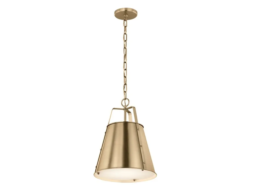 Elstead ETCHER vintage lustr 33 cm šampaňský bronz 1x E27 Přímo Od Výrobce