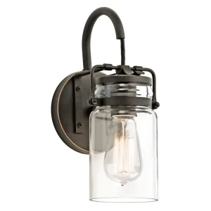 Industriální nástěnné retro svítidlo Elstead Brinley retro bronz Objednat Nyní