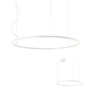 Rychlé Dodání Bílý LED lustr ORBIT 01-1714-TRIAC