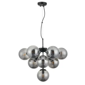 Super Cena Designový černý lustr koule AGAPE 01-2941
