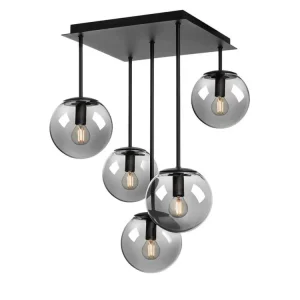 Černý lustr do obýváku Redo BOLDY 01-3070 Expresní Doručení