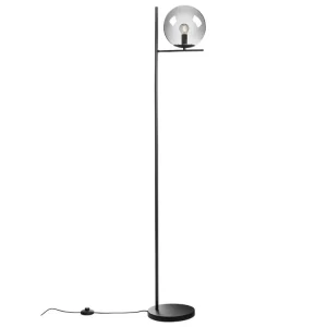 Nová Kolekce Černá stojací lampa koule Redo BOLDY 01-3074