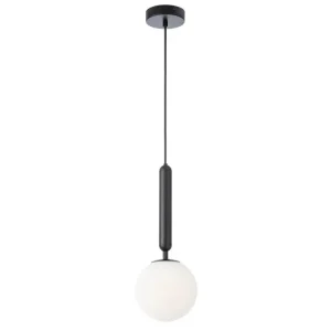 Jen Po Omezenou Doba Designový černý lustr koule Redo HAIKU - průměr 15 cm