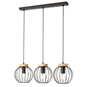 Černý drátěný lustr Redo Trellis 01-3138 Akční Nabídka
