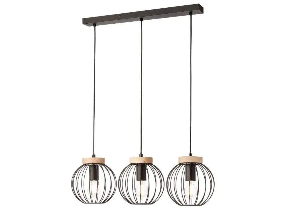 Černý drátěný lustr Redo Trellis 01-3138 Akční Nabídka