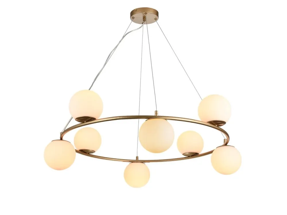 Designový lustr na lanku Redo 01-3159 BOWLING / 8xE14 Aktuální