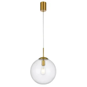 Omezená Nabídka Redo GLOBAL 01-3169 zlatý lustr koule - průměr 30 cm
