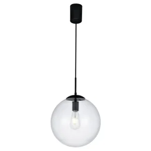 Vrácení Zdarma Redo GLOBAL 01-3170 černý lustr koule - průměr 30 cm