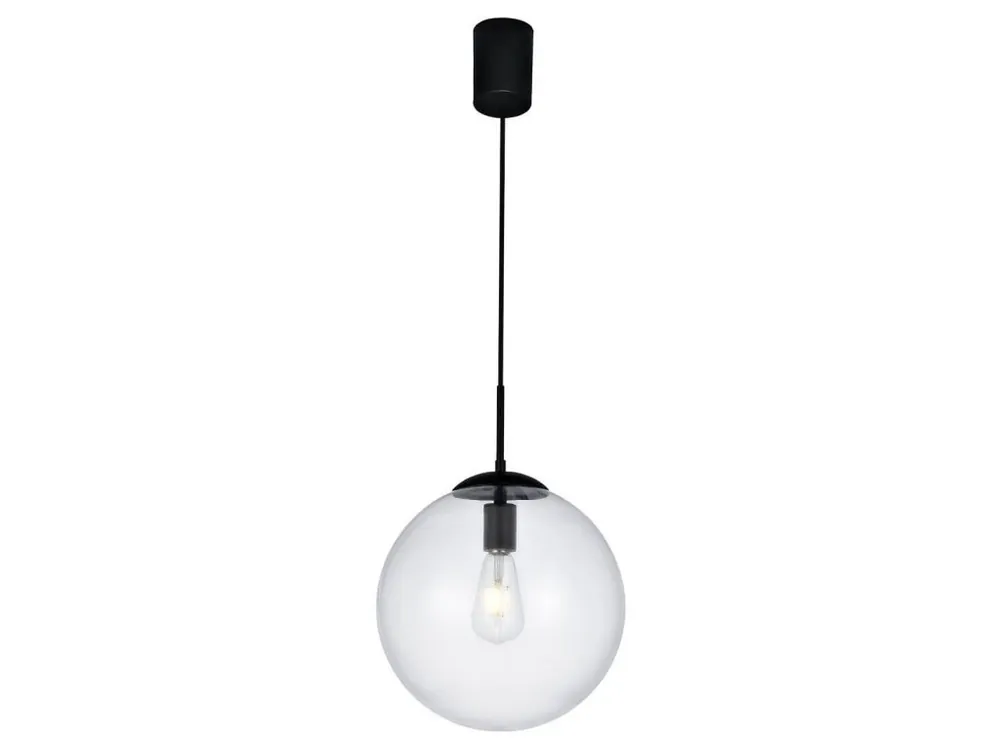 Vrácení Zdarma Redo GLOBAL 01-3170 černý lustr koule - průměr 30 cm