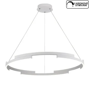 Bílý LED lustr na lanku Redo 01-3174 Castle/ průměr 80 cm Nízká Cena