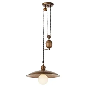 Must-Have Rustikální stahovací lustr LENA 02-758