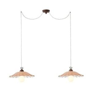 Sleva Keramický retro lustr LEA 02-904+CC36